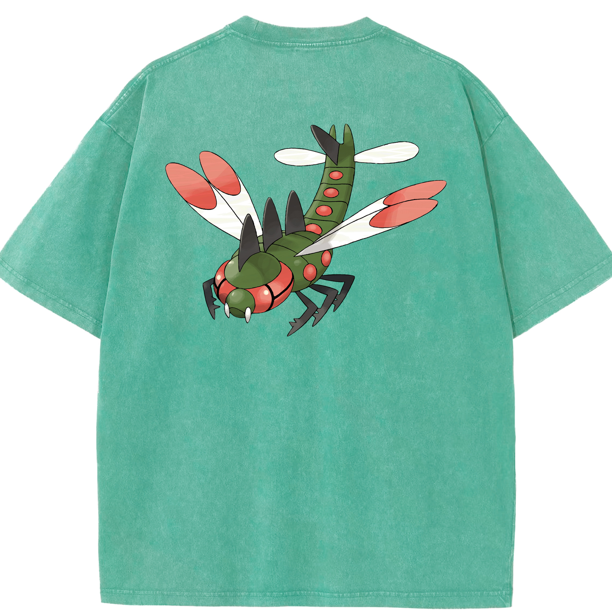 （画像用） ポケットモンスター Pokémon 綿100% ヴィンテージ風 半袖Tシャツ（背面プリント）